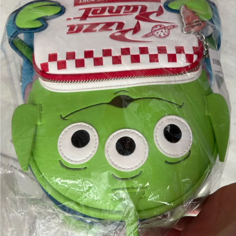 Loungefly Blue and Green Alien Backpack - Picture 12 of 13